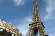 Orange Carousel in Paris