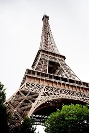 Eiffel Tower from Trocadero at night