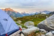 Camp at Rogers Pass