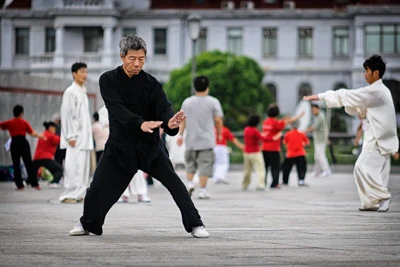 Tai Chi in Shanghai